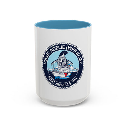 USCGC Adelie (U.S. Coast Guard) Accent Coffee Mug