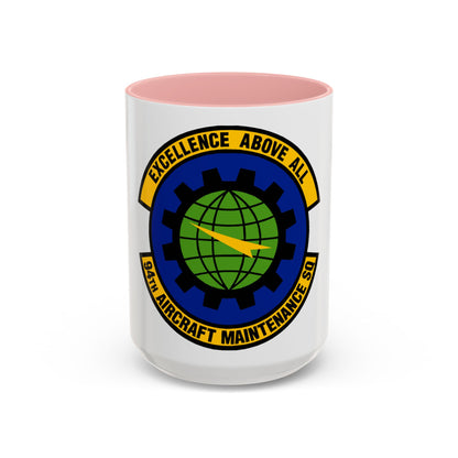 94 Aircraft Maintenance Squadron AFRC (U.S. Air Force) Accent Coffee Mug