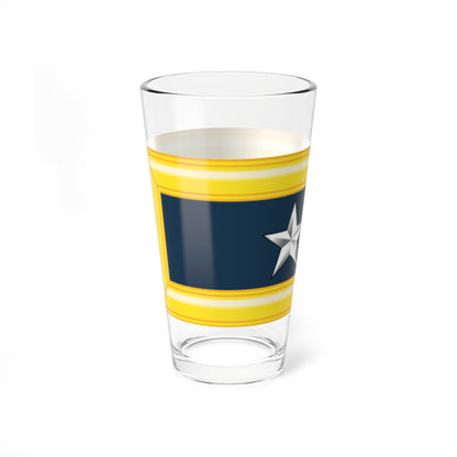 Army USA OF 07 (United States) (Military Rank) Pint Glass 16oz