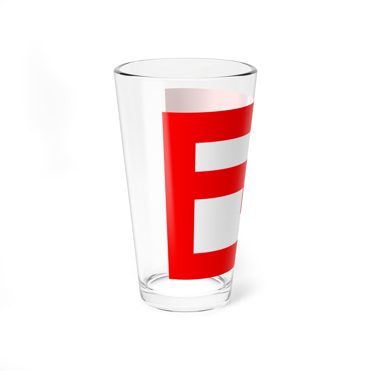 日本国郵便蒸気船会社旗章 (Japan) Pint Glass 16oz