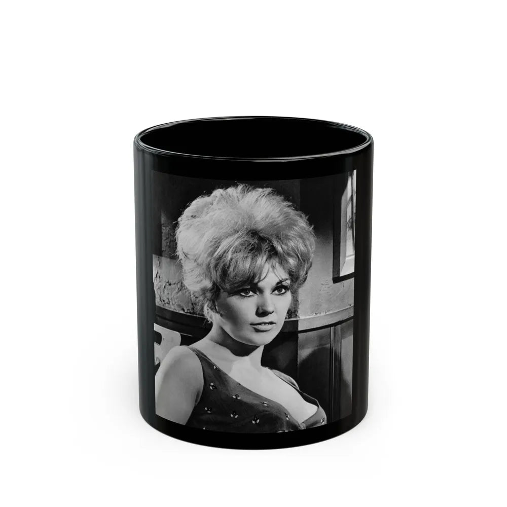 Kim Novak #371 (Vintage Female Icon) Black Coffee Mug-11oz-Go Mug Yourself