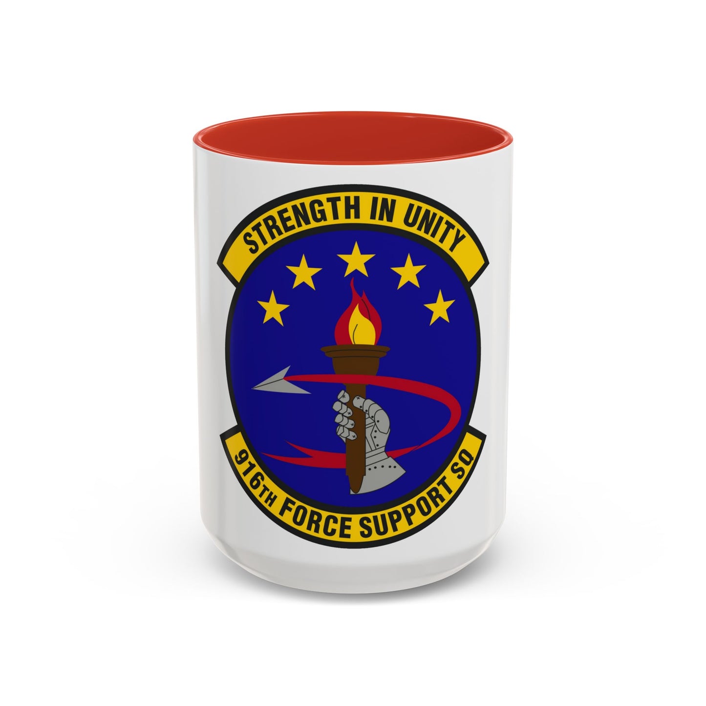 916th Force Support Squadron (U.S. Air Force) Accent Coffee Mug