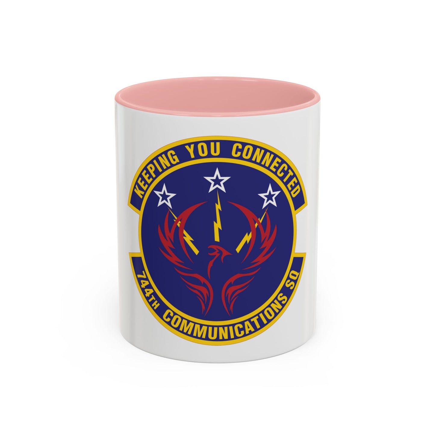 744th Communications Squadron (U.S. Air Force) Accent Coffee Mug