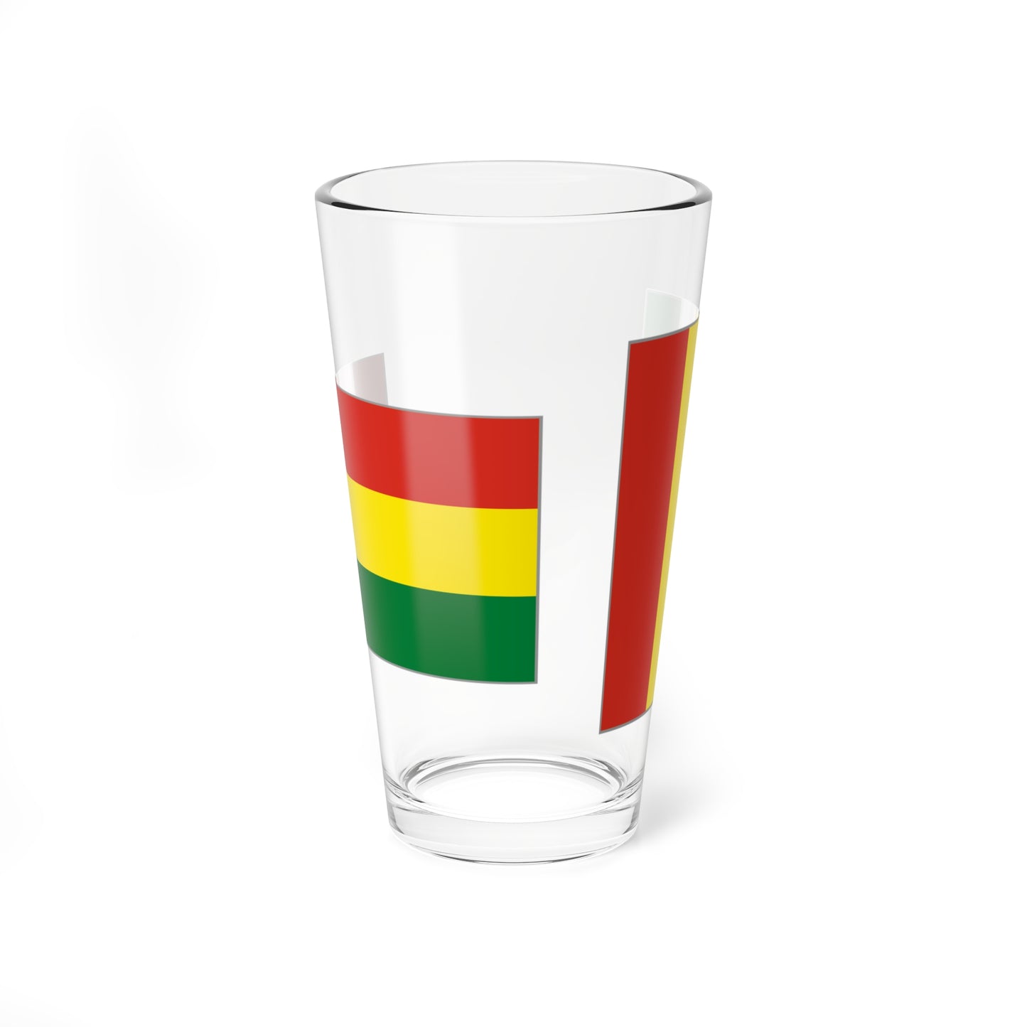 Flag of Bolivia presentation (Bolivia) Pint Glass 16oz