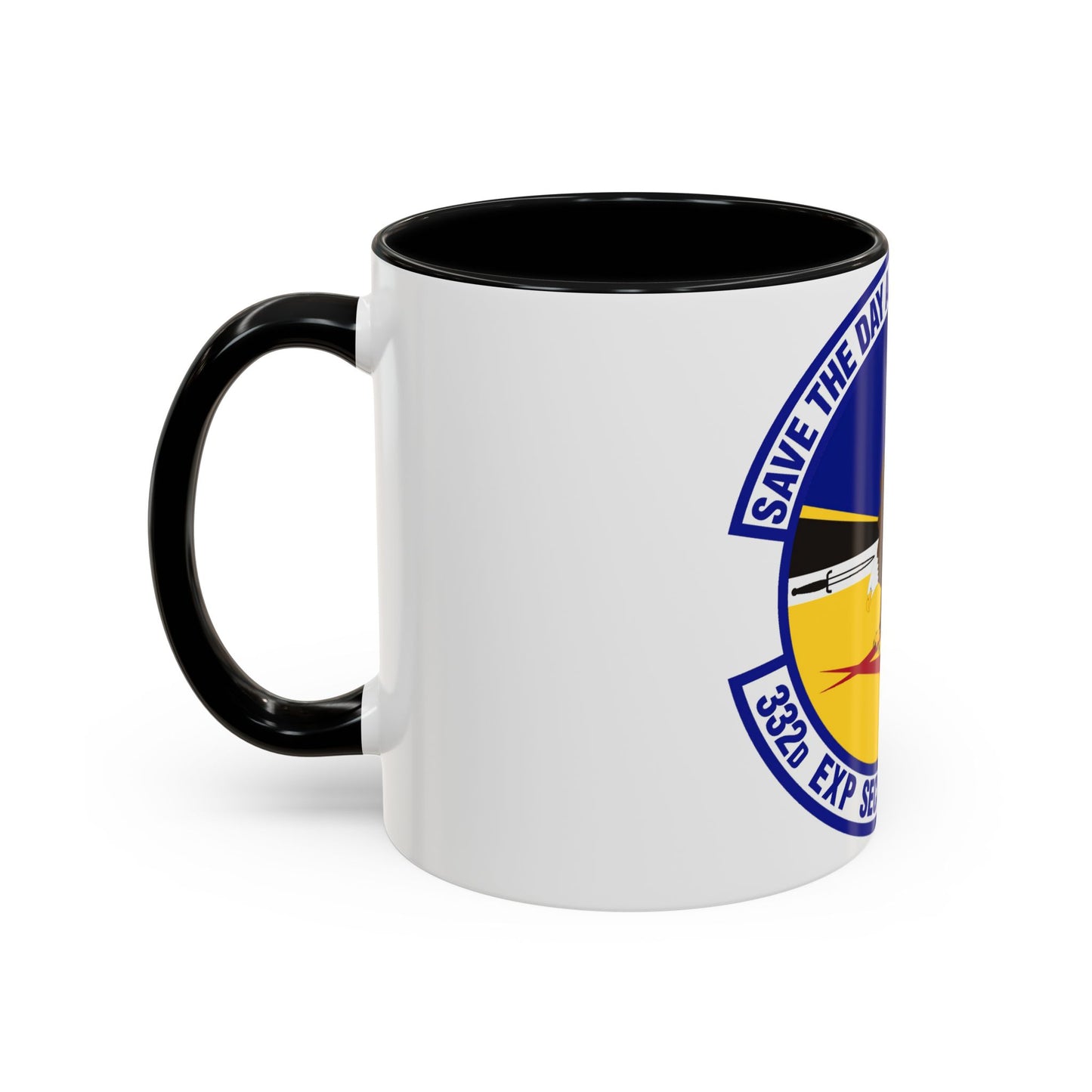 332d Expeditionary Security Forces Squadron (U.S. Air Force) Accent Coffee Mug