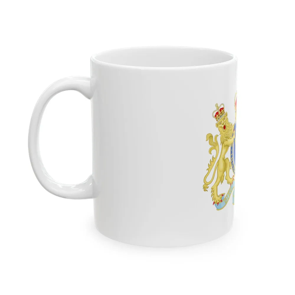 Coat of Arms of The Kingdom Ireland - White Coffee Mug-Go Mug Yourself