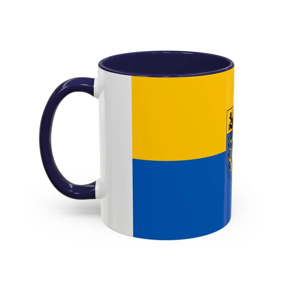 Flag of Aachen Germany - Accent Coffee Mug-Go Mug Yourself