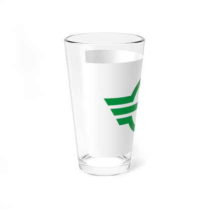 Flag of Ie Okinawa (Japan) Pint Glass 16oz