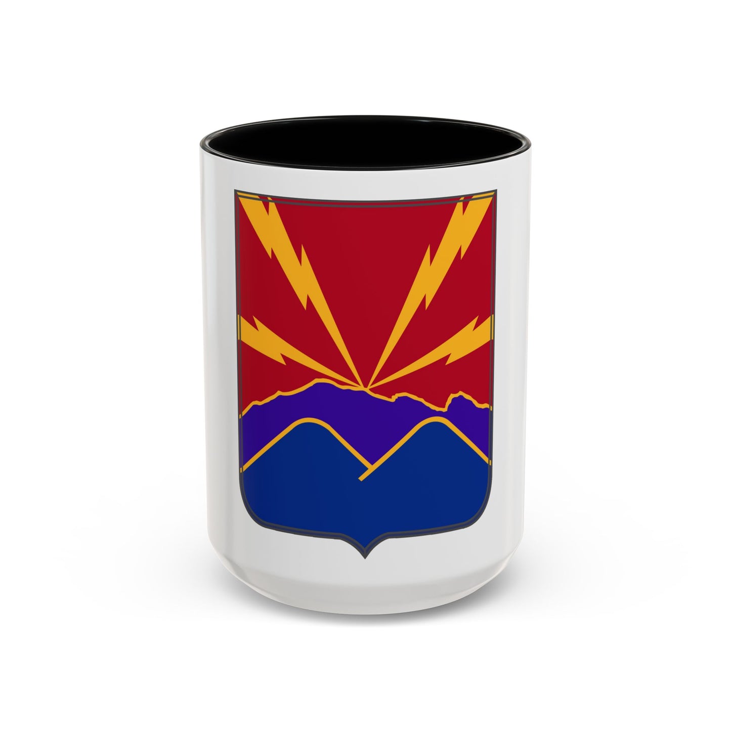 593rd Field Artillery Battalion v2 (U.S. Army) Accent Coffee Mug