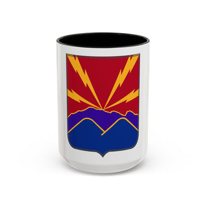 593rd Field Artillery Battalion v2 (U.S. Army) Accent Coffee Mug