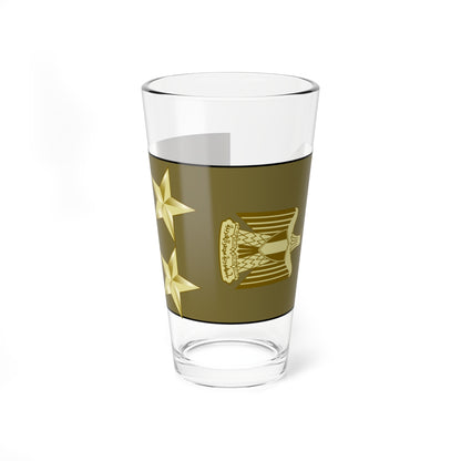 EgyptianArmyInsignia ColonelGeneral rotated (Egypt) (Military Rank) Pint Glass 16oz