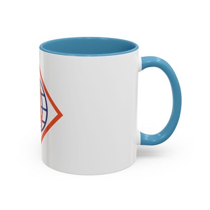 2d Signal Brigade (U.S. Army) Accent Coffee Mug