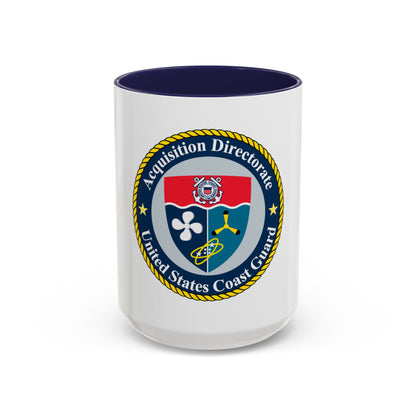 USCG Acquisition Directorate (U.S. Coast Guard) Accent Coffee Mug