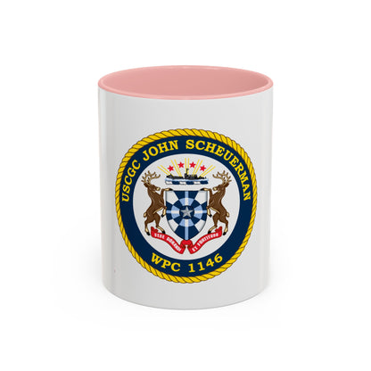 UUSCGC John Scheuerman WPC 1146 (U.S. Coast Guard) Accent Coffee Mug