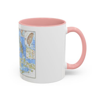 Asia - Southeast (1968) (Map) Accent Coffee Mug