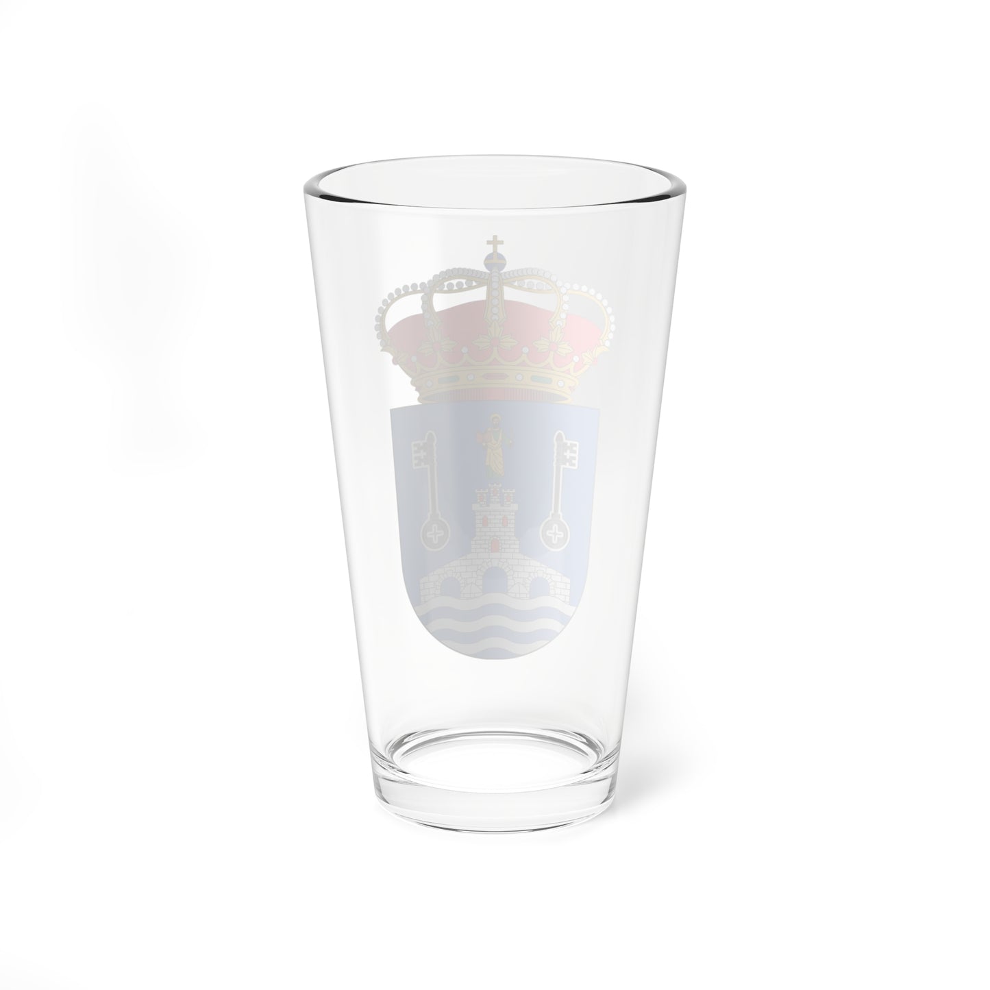 Escudo de Alcalá de Guadaíra Sevilla (Spain) (Coat of Arms) Pint Glass 16oz