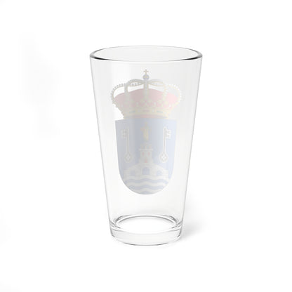 Escudo de Alcalá de Guadaíra Sevilla (Spain) (Coat of Arms) Pint Glass 16oz