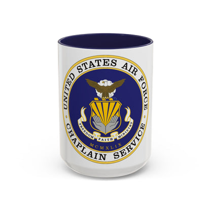 Air Force Chaplain Service (U.S. Air Force) Accent Coffee Mug