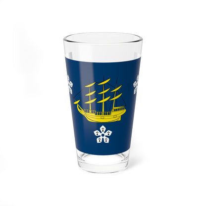 Flag of Hamilton Bermuda (United Kingdom) Pint Glass 16oz