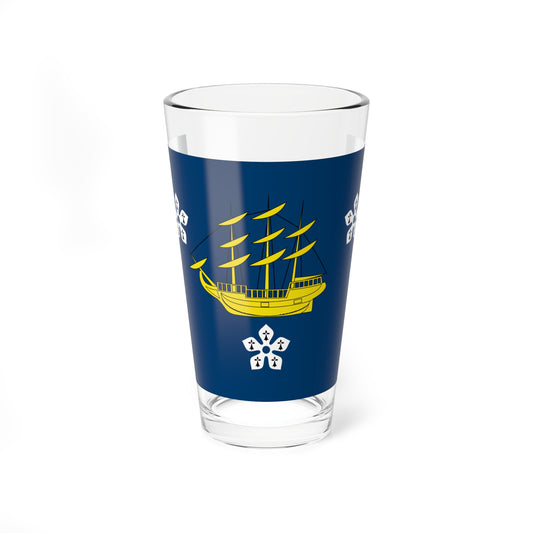 Flag of Hamilton Bermuda (United Kingdom) Pint Glass 16oz