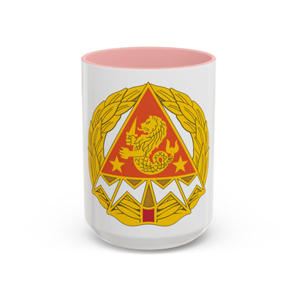 4 Signal Group (U.S. Army) Accent Coffee Mug
