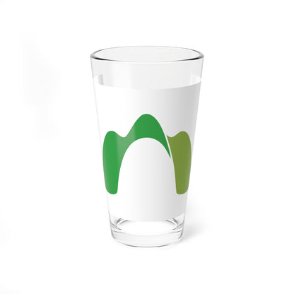 Flag of Kameyama Mie (Japan) Pint Glass 16oz