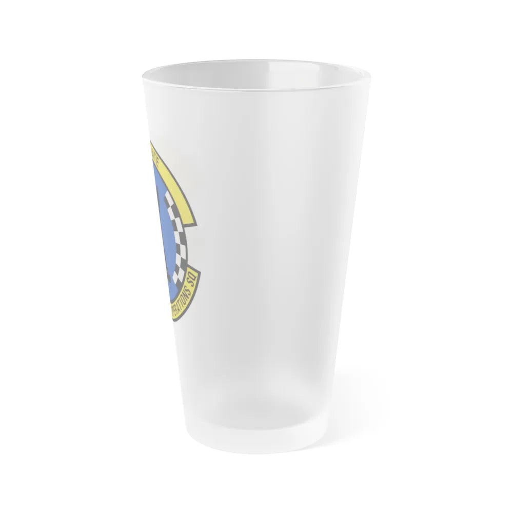 837 Cyberspace Operations Squadron ACC (U.S. Air Force) Frosted Pint Glass 16oz-Go Mug Yourself