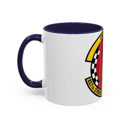837 Cyberspace Operations Squadron ACC (U.S. Air Force) Accent Coffee Mug - Go Mug Yourself