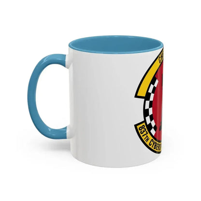 837 Cyberspace Operations Squadron ACC (U.S. Air Force) Accent Coffee Mug - Go Mug Yourself