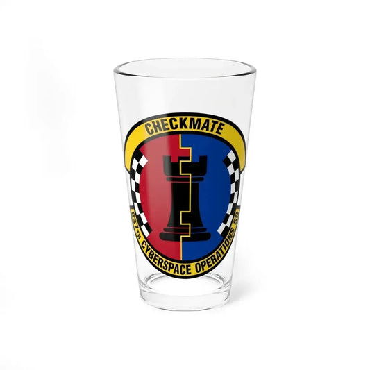 837 Cyberspace Operations Squadron ACC (U.S. Air Force) Pint Glass 16oz 16oz - Go Mug Yourself