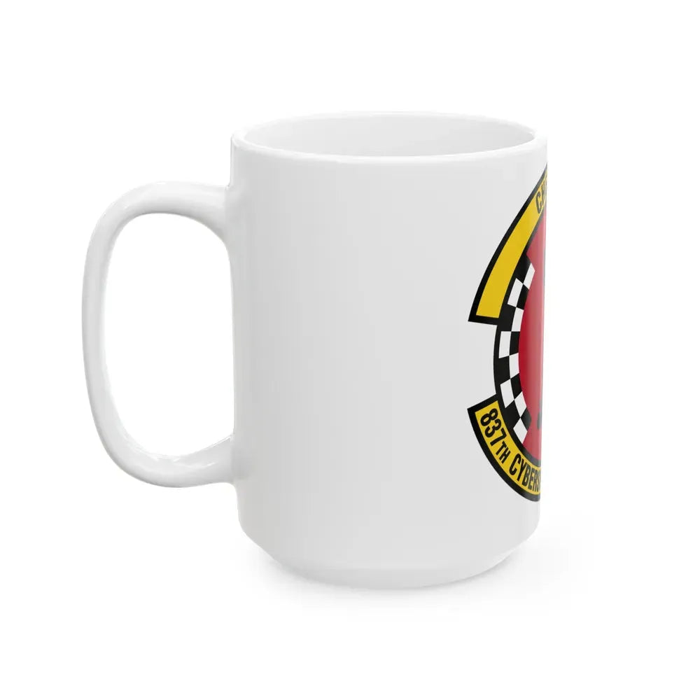 837 Cyberspace Operations Squadron ACC (U.S. Air Force) White Coffee Mug - Go Mug Yourself