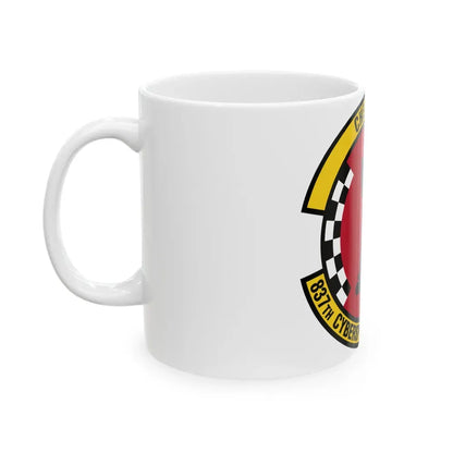 837 Cyberspace Operations Squadron ACC (U.S. Air Force) White Coffee Mug - Go Mug Yourself