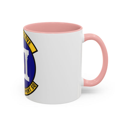 673d Force Support Squadron (U.S. Air Force) Accent Coffee Mug