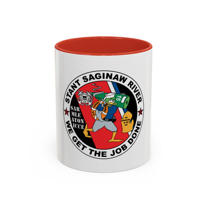USCG STANT Saginaw River NEW 09 (U.S. Coast Guard) Accent Coffee Mug