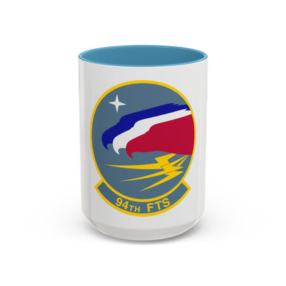 94 Flying Training Squadron AETC (U.S. Air Force) Accent Coffee Mug