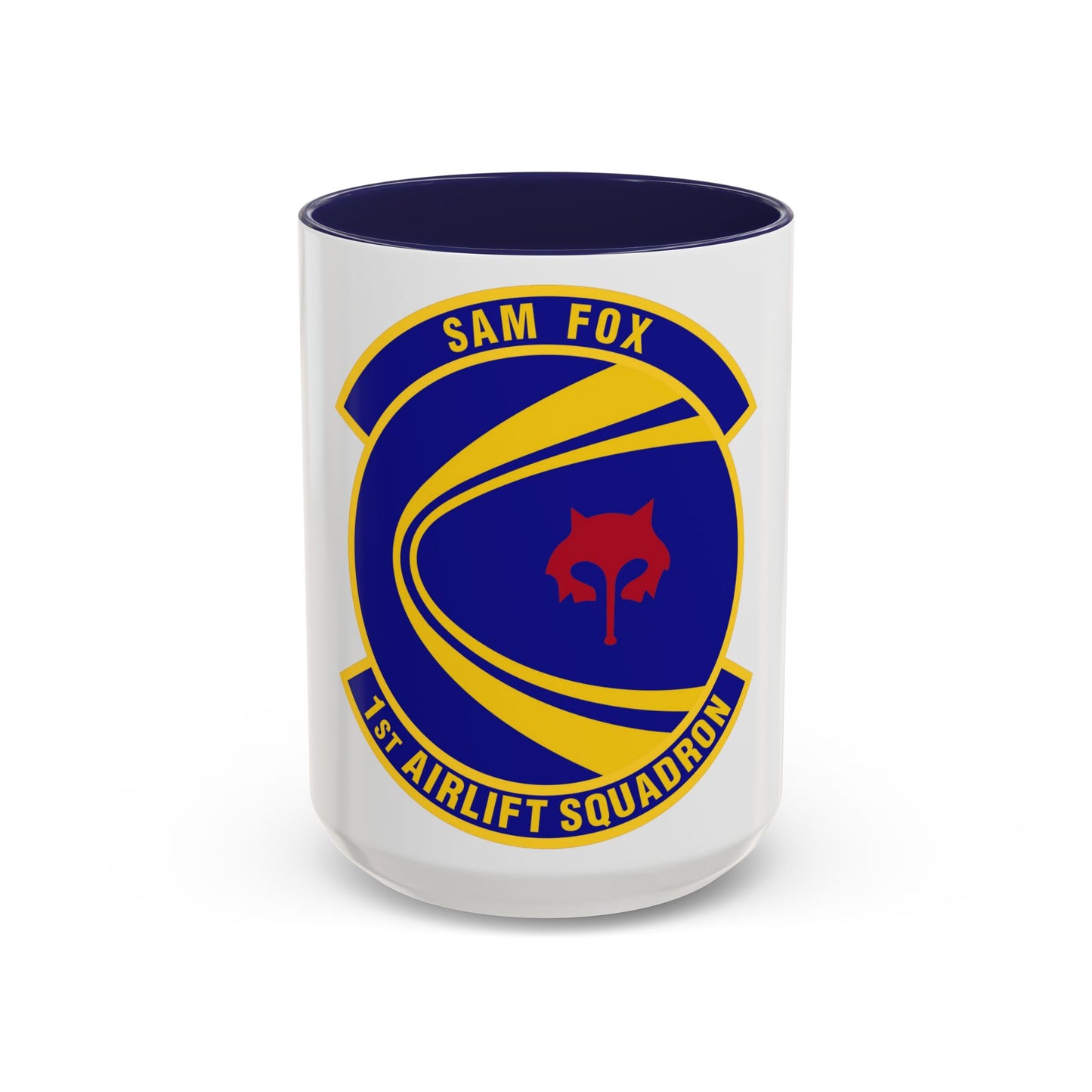 1st Airlift Squadron (U.S. Air Force) Accent Coffee Mug