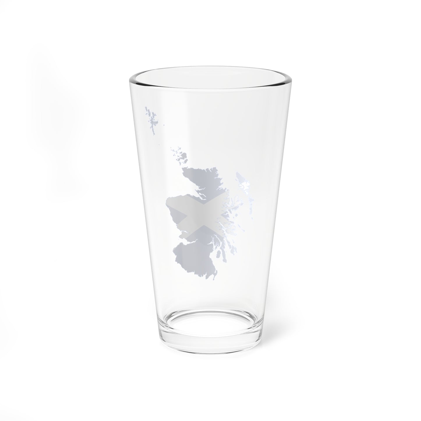 Flag map of Scotland (Scotland) Pint Glass 16oz