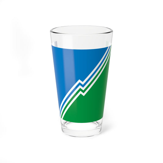 Flag of Yugorsk (Russia) Pint Glass 16oz