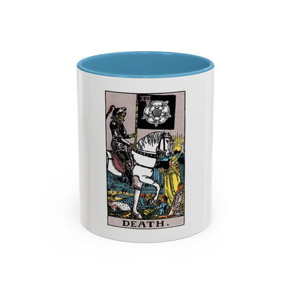 Death (Tarot Card) Accent Coffee Mug