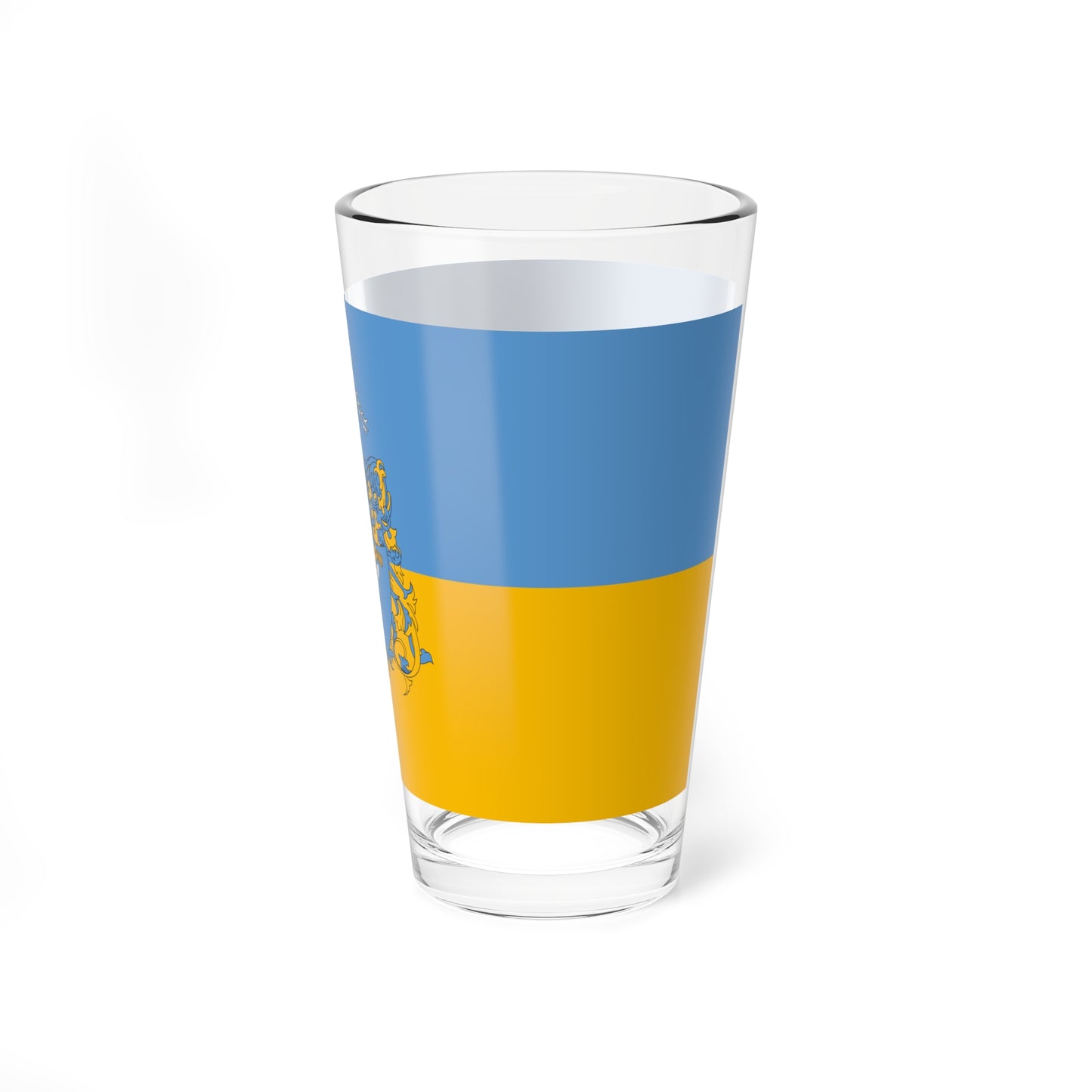 Flag of Bicske (Hungary) Pint Glass 16oz