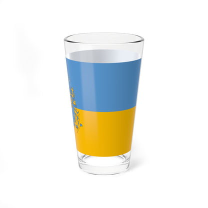 Flag of Bicske (Hungary) Pint Glass 16oz