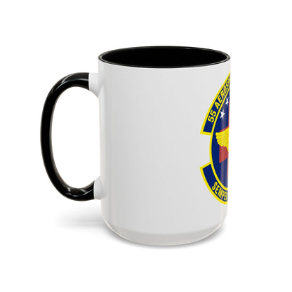 55th Aerospace Medicine Squadron (U.S. Air Force) Accent Coffee Mug