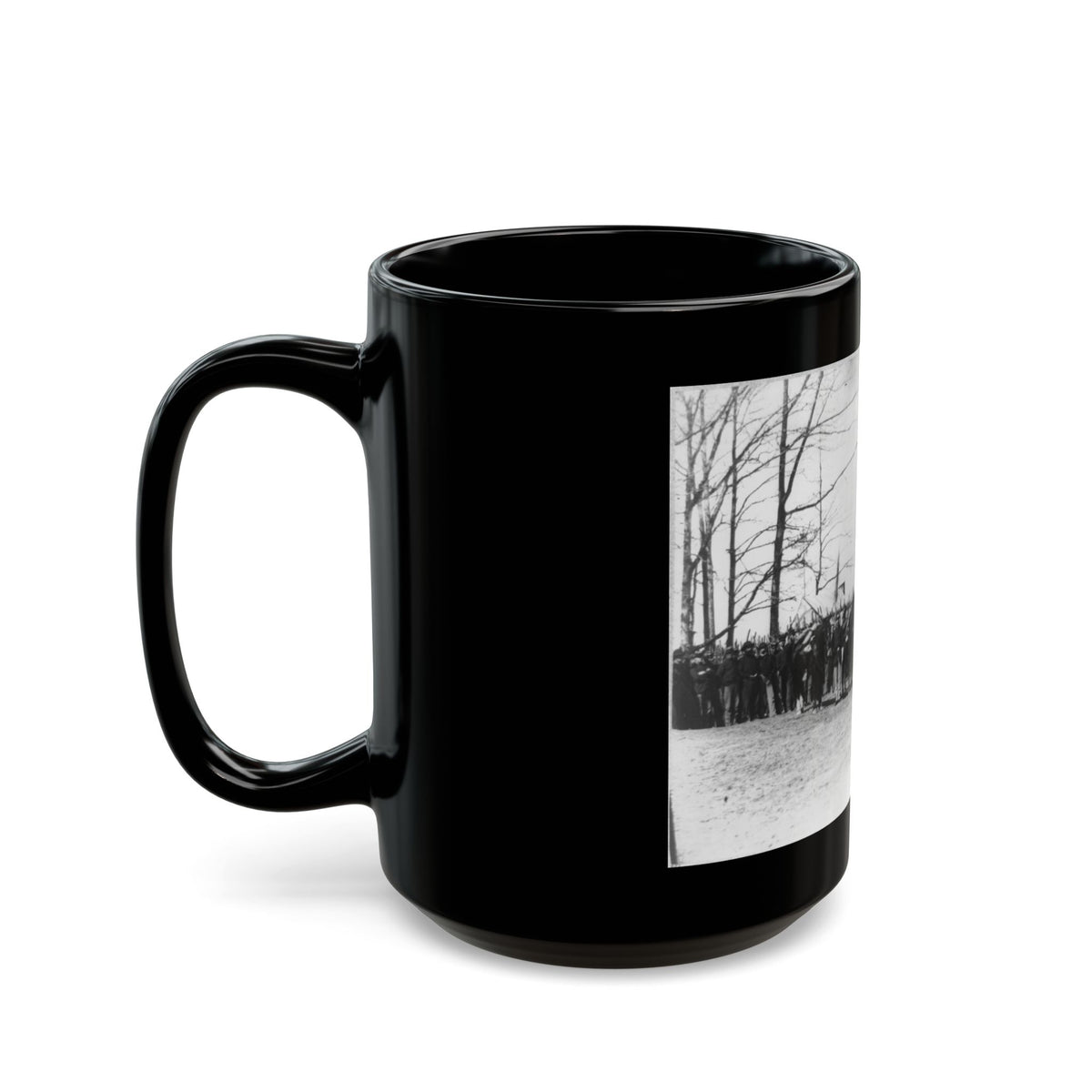 Group Of Provost Guards At Headquarters, Army Of The Potomac (U.S. Civil War) Black Coffee Mug