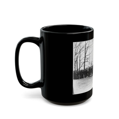 Group Of Provost Guards At Headquarters, Army Of The Potomac (U.S. Civil War) Black Coffee Mug