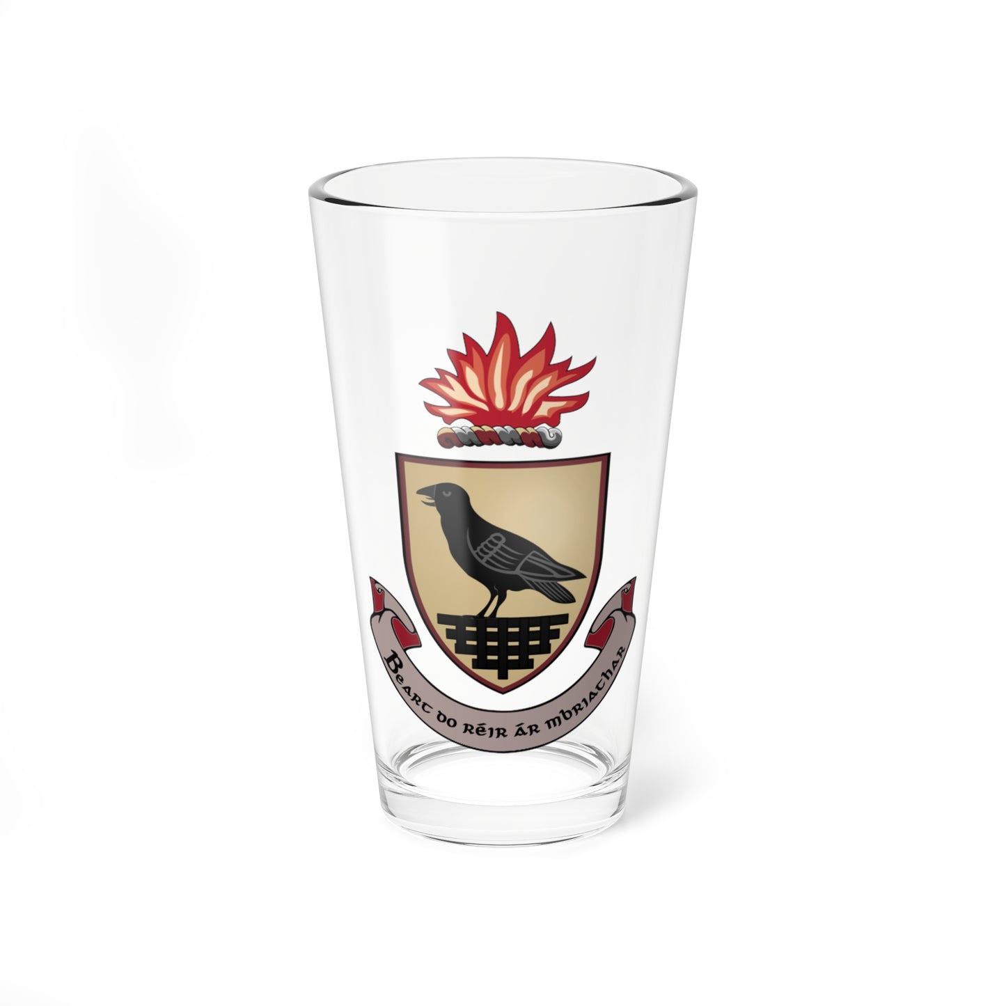 Dublin crest (Ireland) (Coat of Arms) Pint Glass 16oz