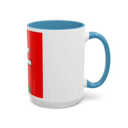 Flag of Elfingen Switzerland - Accent Coffee Mug-Go Mug Yourself