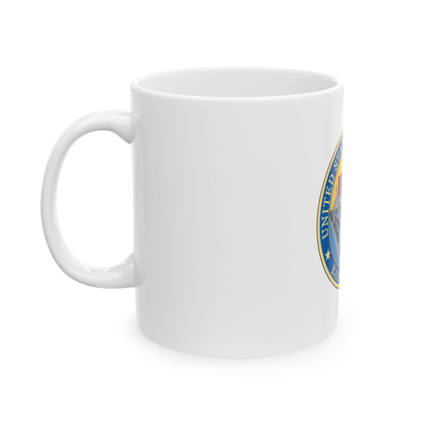 USCG Base Boston (U.S. Coast Guard) White Coffee Mug