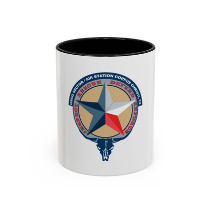 USCG Sector AS Corpus ChristiTX (U.S. Coast Guard) Accent Coffee Mug