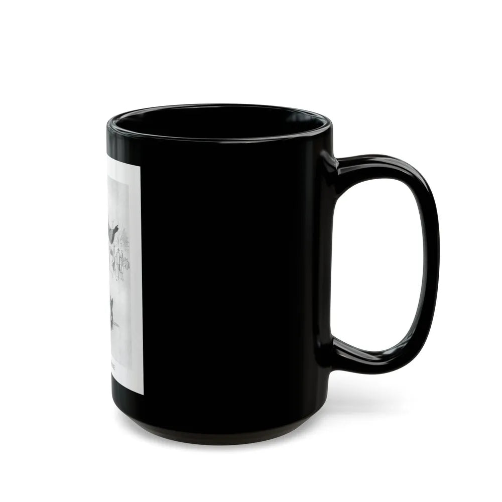 From the Jaye Oliver Archives, Charles Montaignet, 1945 - Black Coffee Mug-Go Mug Yourself