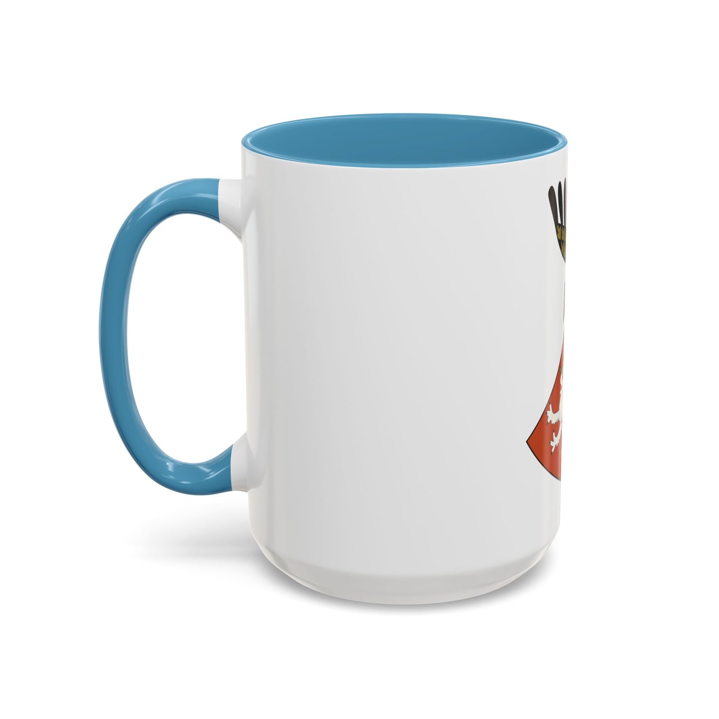 Coat of arms of the Kingdom of Bohemia (Wenceslaus II of Bohemia) - Accent Coffee Mug